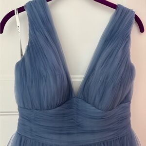 JJs House Backless Blue Dress